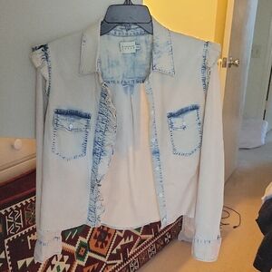 Alice + Olivia Jeans Denim Shirt